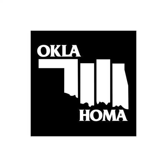 Mack Flag Oklahoma Sticker 3 x 3